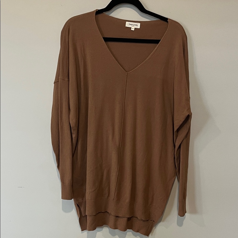 Sweet Love Tan Sweater